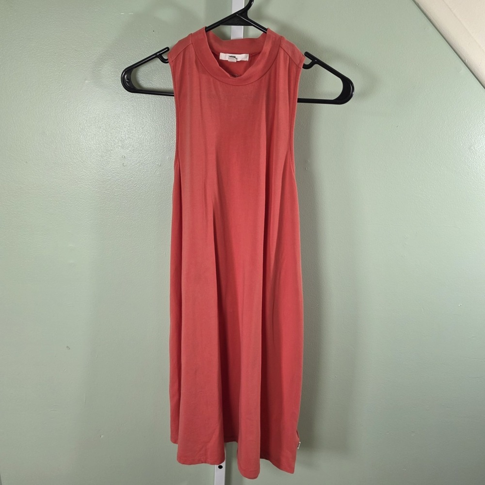 VANS WM Carmel Sleeveless Mock Neck Skater Dress Spiced Coral Size‎ XS